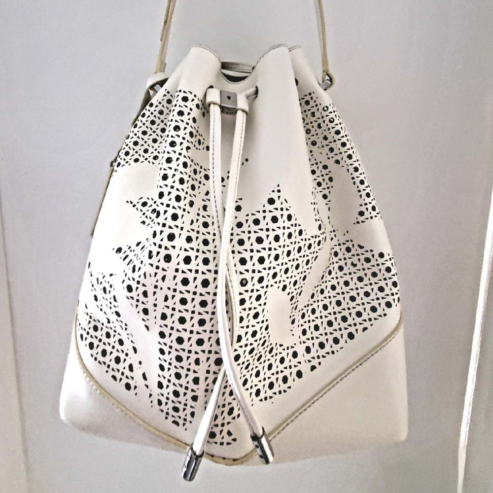 Vince Caputo shoulder bag white